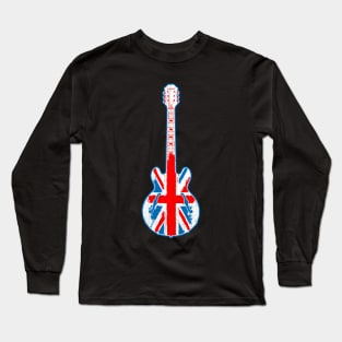 BRIT POP GUITAR Long Sleeve T-Shirt